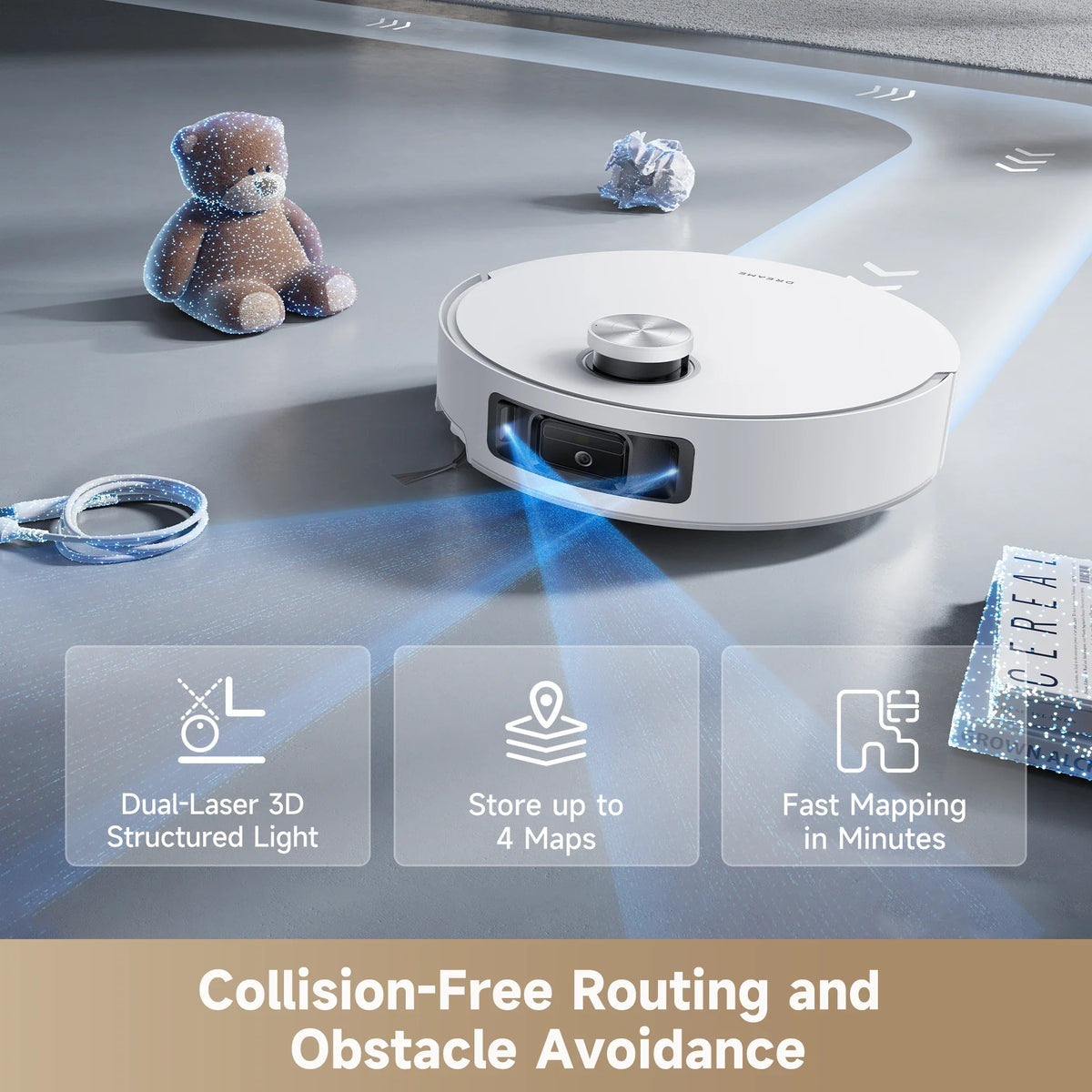Dreame Aqua10 Roller AE Robot Vacuum and Mop 30000Pa