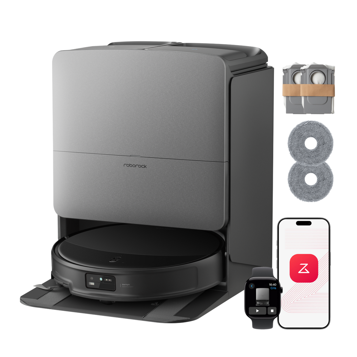 Roborock Saros 20 Robot Vacuum and Mop 36000Pa
