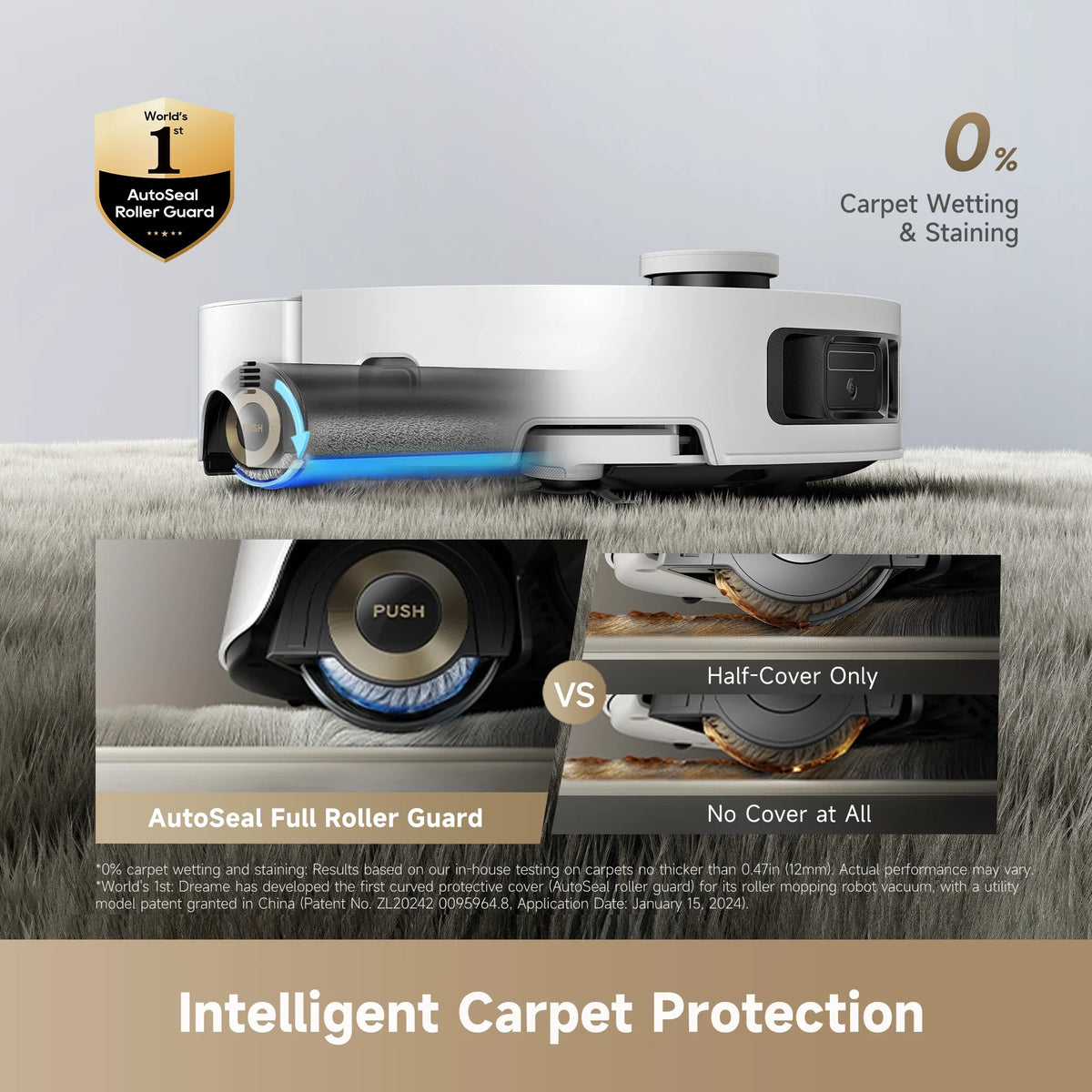 Dreame Aqua10 Roller AE Robot Vacuum and Mop 30000Pa