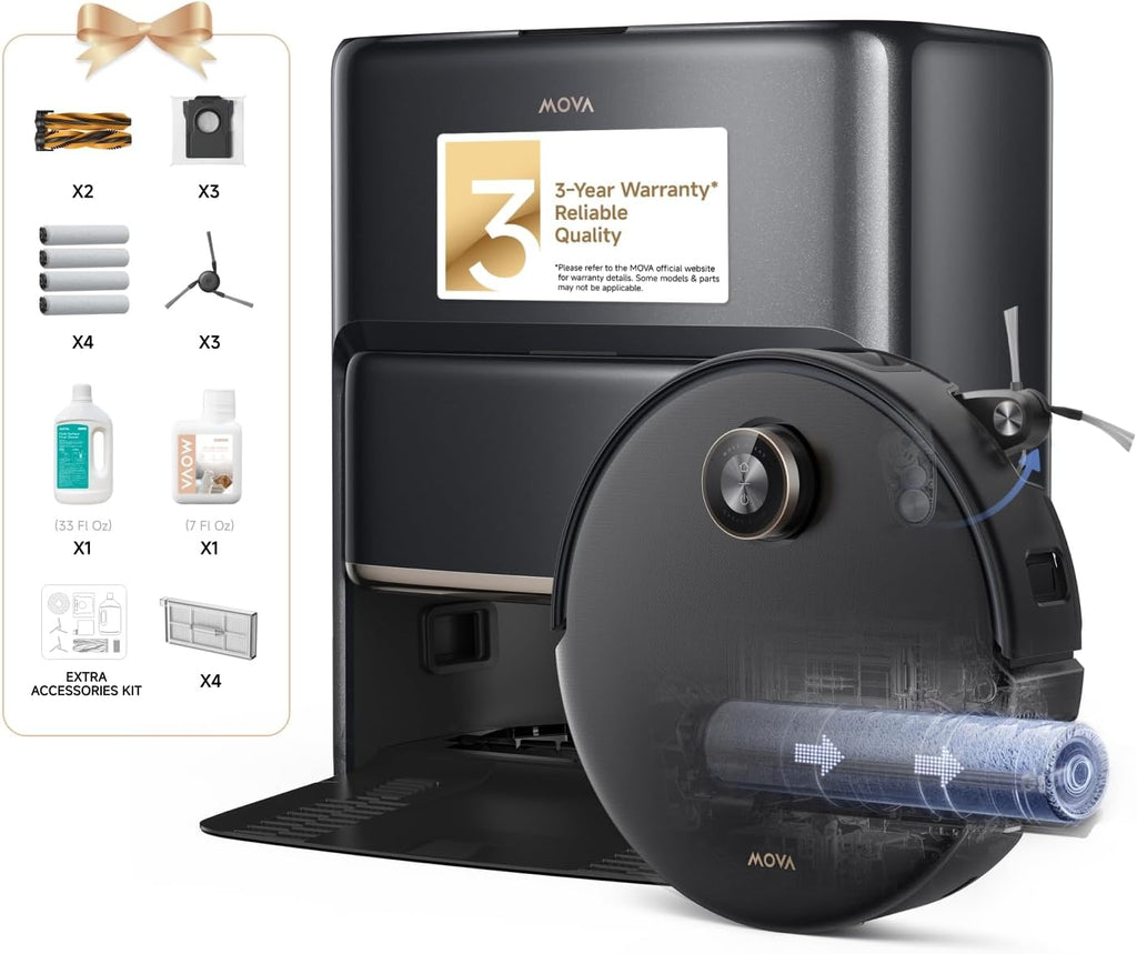 MOVA Z60 Ultra Roller Complete Robot Vacuum and Mop 28000Pa