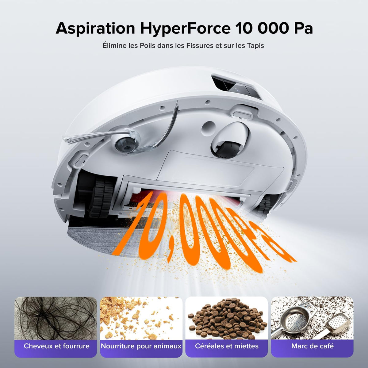 Roborock Q10 S5+ Robot Vacuum and Mop with Station 10000Pa