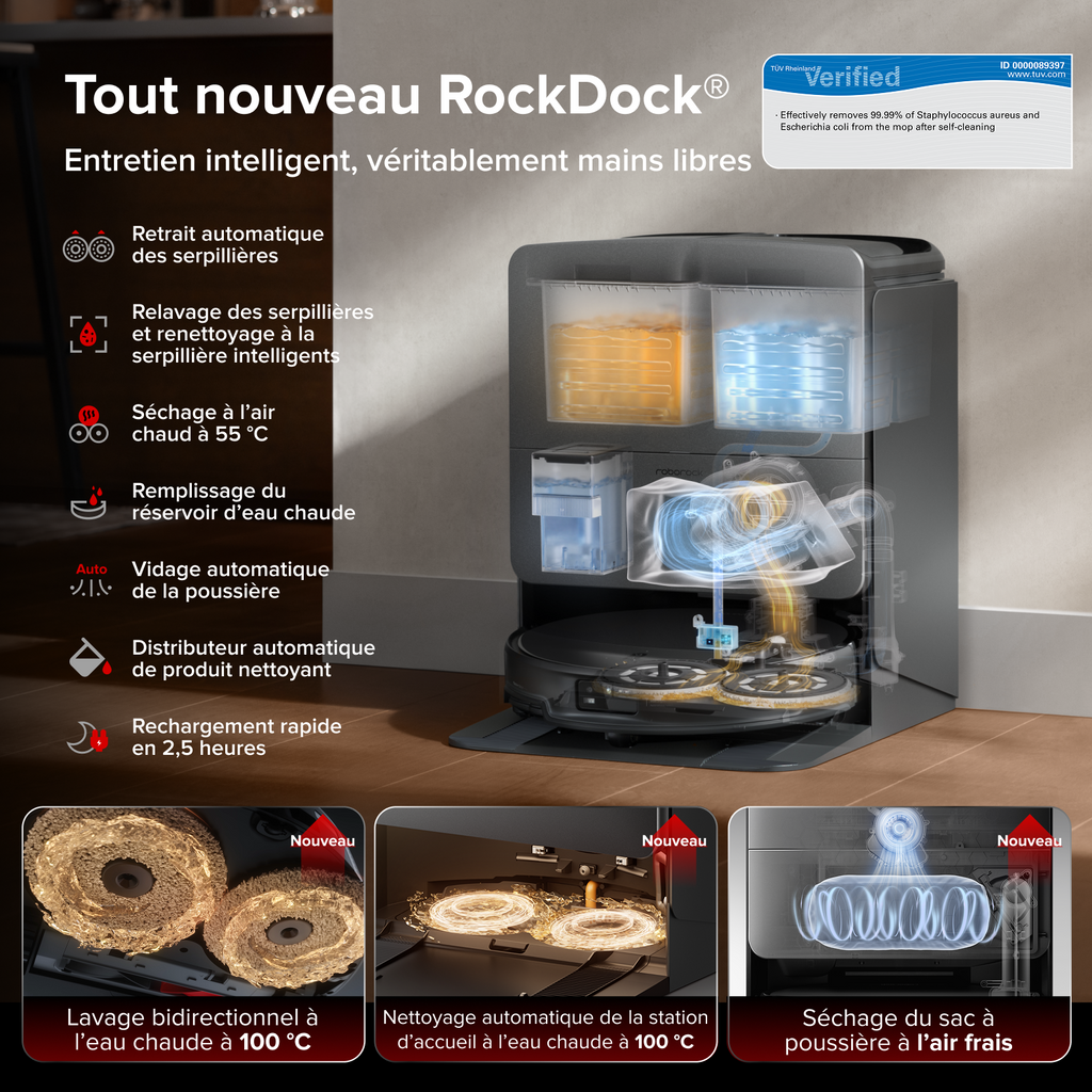 Roborock Saros 20 Robot Vacuum and Mop 36000Pa