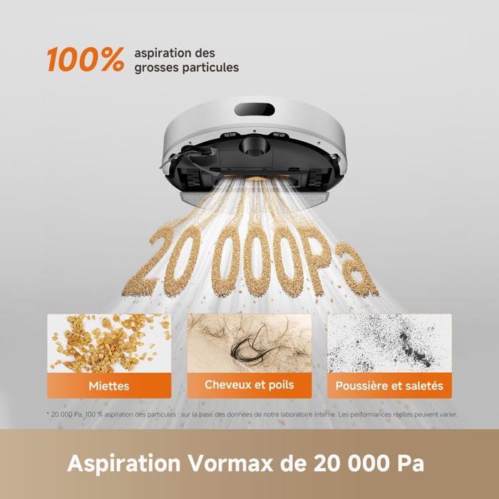 Dreame D20 Air Plus Robot Vacuum and Mop 20000Pa