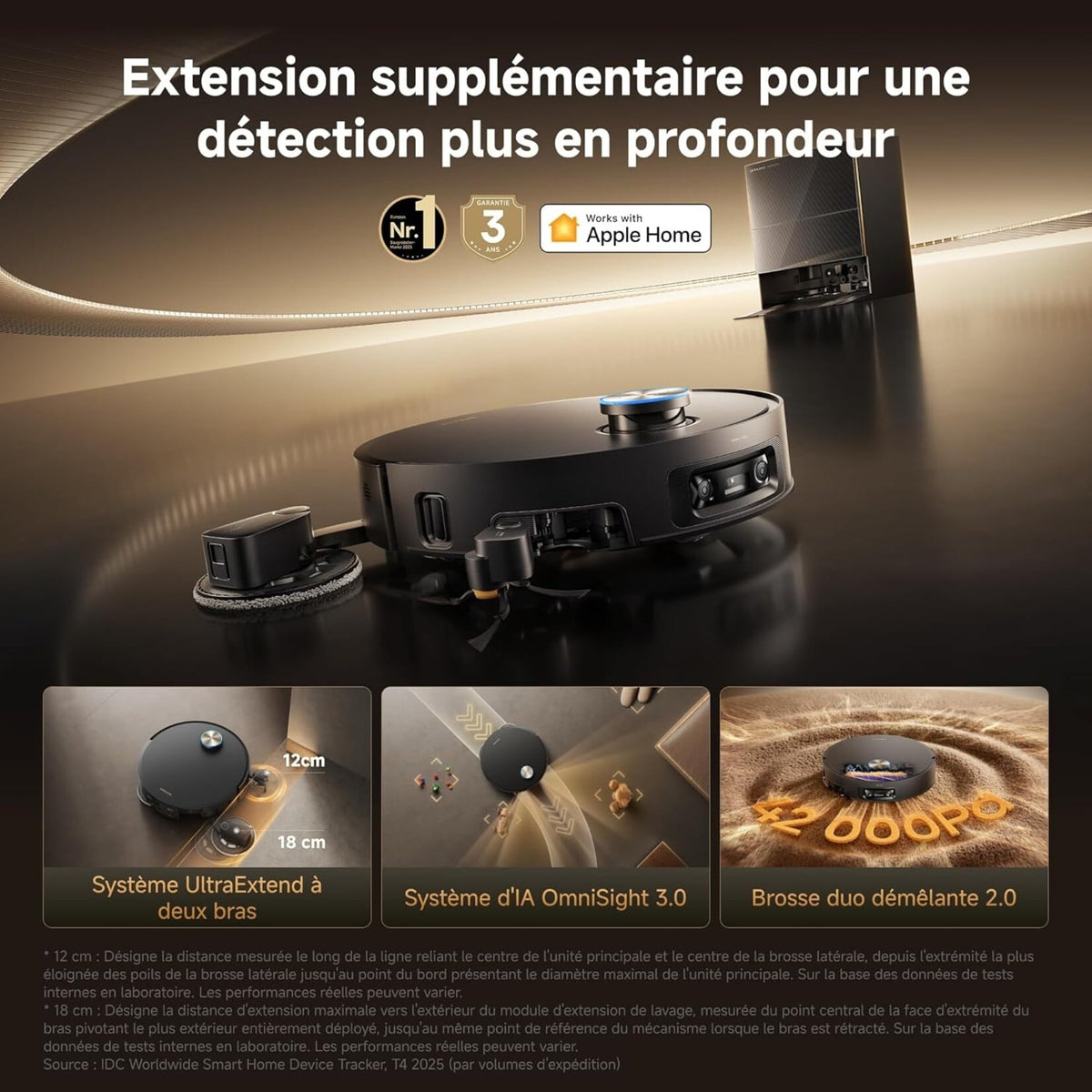 Dreame X60 PRO ULTRA Complete Robot Vacuum and Mop 42000Pa