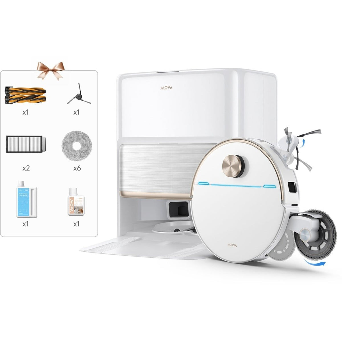 Mova V70 Ultra Complete Robot Vacuum and Mop 40000Pa